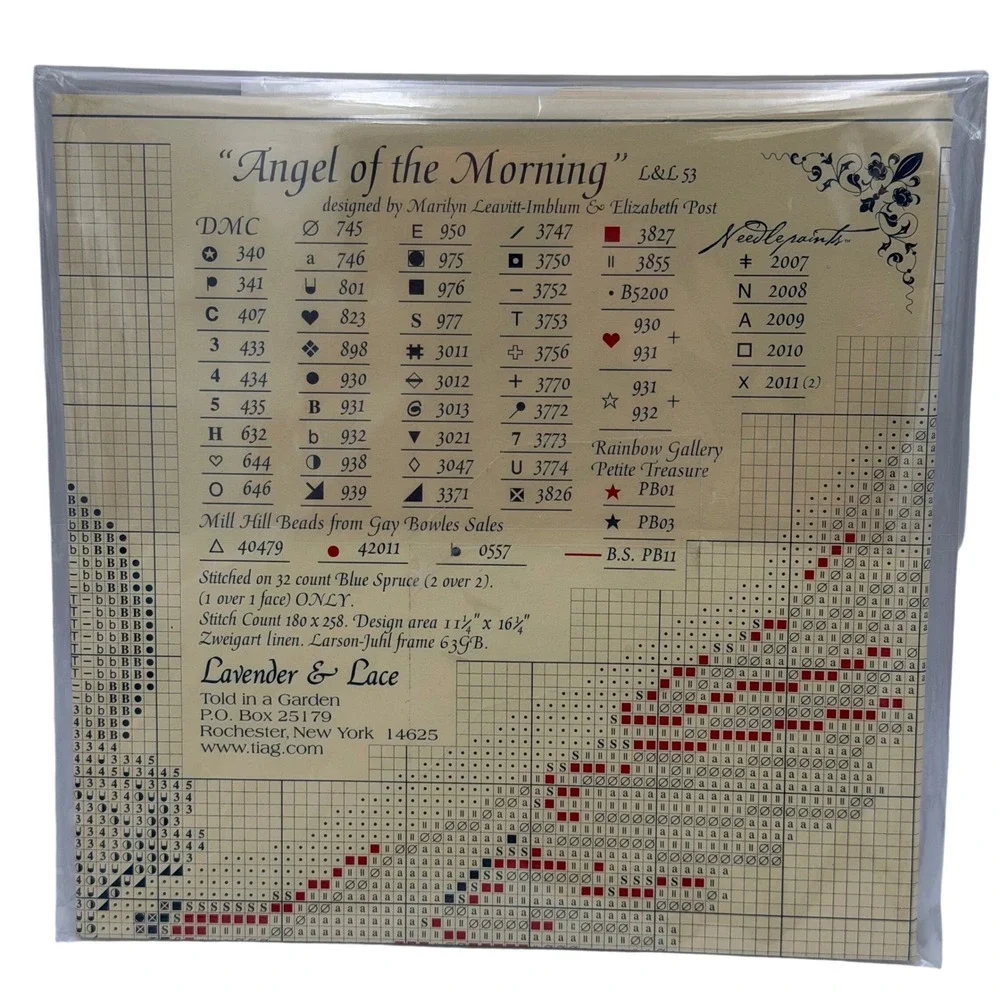 Lavender & Lace Angel of the Morning & Butternut Road Earthdancer Stitch Charts